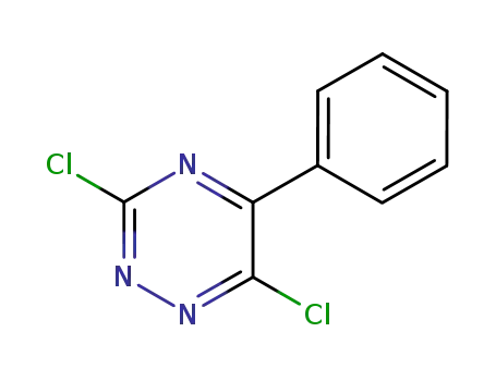 Molecular Structure of 132434-83-4 (5-phenyl-3,6-dichloro-1,2,4-triazine)