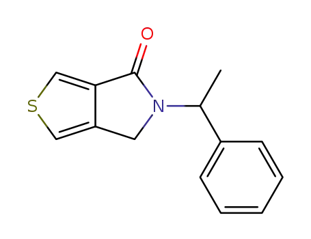 N-(1-phenylethyl)-5,6-dihydro-4-oxo-4H-thieno<3,4-c>pyrrole