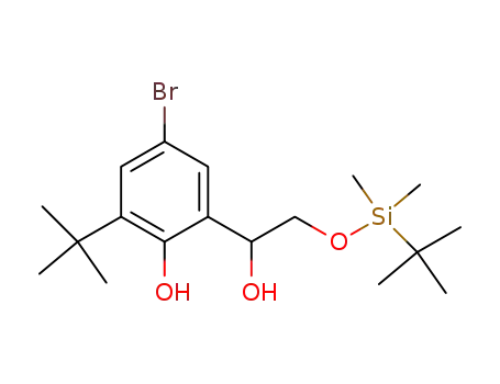 4-Bromo-2-tert-butyl-6-[2-(tert-butyl-dimethyl-silanyloxy)-1-hydroxy-ethyl]-phenol