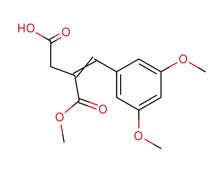 3-methoxycarbonyl-4-(3',5'-dimethoxyphenyl)but-3-enoic acid