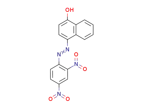 Molecular Structure of 3468-62-0 (1-Naphthalenol, 4-[(2,4-dinitrophenyl)azo]-)