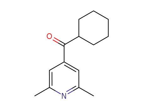 Molecular Structure of 81128-30-5 (Cyclohexyl-(2,6-dimethyl-pyridin-4-yl)-methanone)