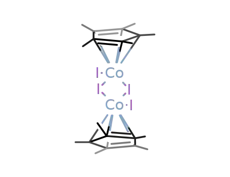 Molecular Structure of 72339-52-7 ({(η5-pentamethylcyclopentadienyl)cobalt(I)2}2)