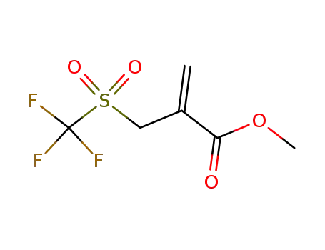 Molecular Structure of 210489-89-7 (2-Trifluoromethanesulfonylmethyl-acrylic acid methyl ester)