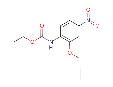 (4-Nitro-2-prop-2-ynyloxy-phenyl)-carbamic acid ethyl ester