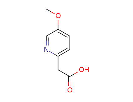 Molecular Structure of 1214332-39-4 (2-(5-methoxypyridin-2-yl)acetic acid)