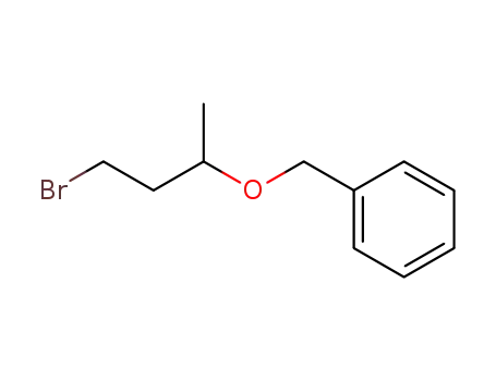 Molecular Structure of 51666-29-6 (benzyl-(3-bromo-1-methyl-propyl)-ether)