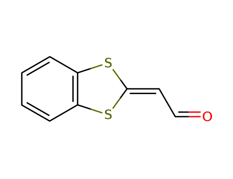 Molecular Structure of 87815-67-6 (Acetaldehyde, (1,3-benzodithiol-2-ylidene)-)