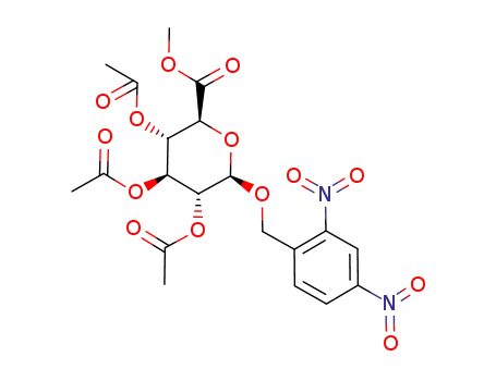 Methyl 2,3,4-tri-O-acetyl-1-O-2,4-dinitrobenzyl-β-D-glucopyranuronate