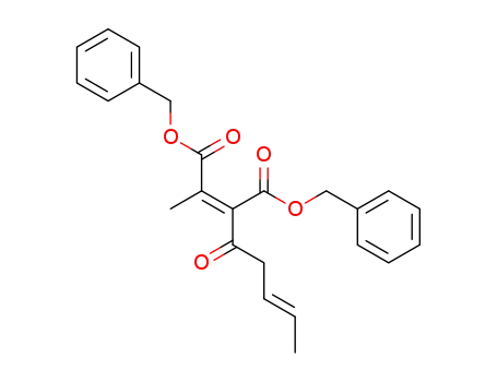 2-Butenedioic acid, 2-methyl-3-(1-oxo-3-pentenyl)-, bis(phenylmethyl)
ester, (Z,E)-