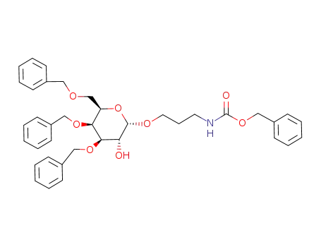 3-N-benzyloxycarbonylaminopropyl 3,4,6-tri-O-benzyl-α-D-galactopyranoside