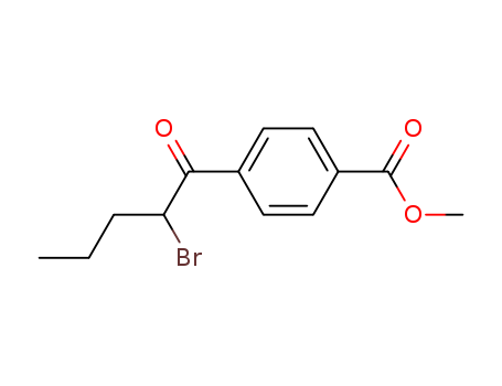 4-(2-BROMO-PENTANOYL)-BENZOIC ACID METHYL ESTER