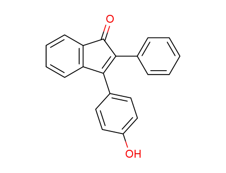 3-(4-hydroxyphenyl)-2-phenyl-1-indenone