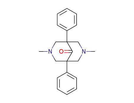 Molecular Structure of 4208-34-8 (3,7-dimethyl-1,5-diphenyl-3,7-diazabicyclo[3.3.1]nonan-9-one)