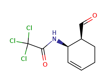 (Z)-2,2,2-trichloro-N-(6-formyl-2-cyclohexen-1-yl)acetamide