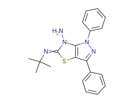 5-[(Z)-tert-Butylimino]-1,3-diphenyl-1H-pyrazolo[3,4-d]thiazol-6-ylamine