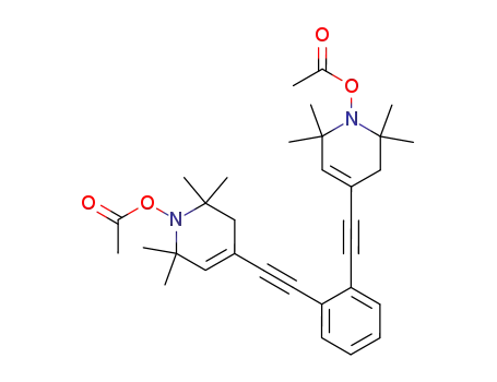 Acetic acid 4-[2-(1-acetoxy-2,2,6,6-tetramethyl-1,2,3,6-tetrahydro-pyridin-4-ylethynyl)-phenylethynyl]-2,2,6,6-tetramethyl-3,6-dihydro-2H-pyridin-1-yl ester