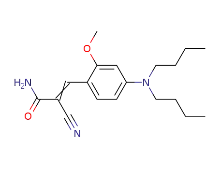 (Z)-2-Cyano-3-(4-dibutylamino-2-methoxy-phenyl)-acrylamide