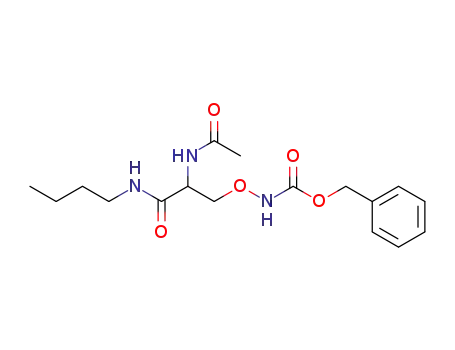 α-N-acetyl-β-<<(benzyloxycarbonyl)amino>oxy>-D-alanine butylamide
