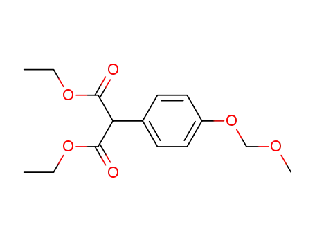 Molecular Structure of 169888-82-8 (diethyl <4-(methoxy)methoxy>phenylmalonate)
