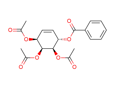 (-)-(1S,2R,3S,4S)-1-benzoyloxy-2,3,4-triacetoxy-5-cyclohexene