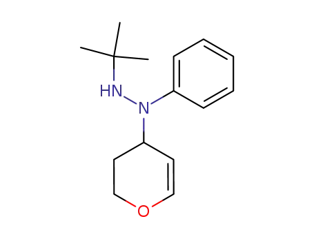 Hydrazine, 1-(3,4-dihydro-2H-pyran-4-yl)-2-(1,1-dimethylethyl)-1-phenyl-