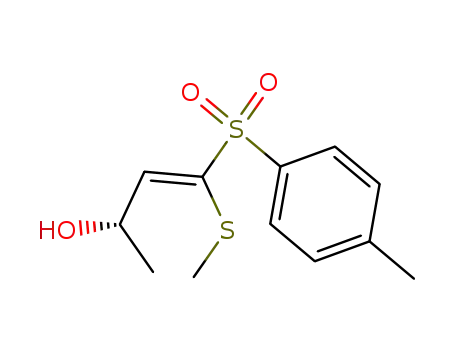 (E)-(S)-4-Methylsulfanyl-4-(toluene-4-sulfonyl)-but-3-en-2-ol
