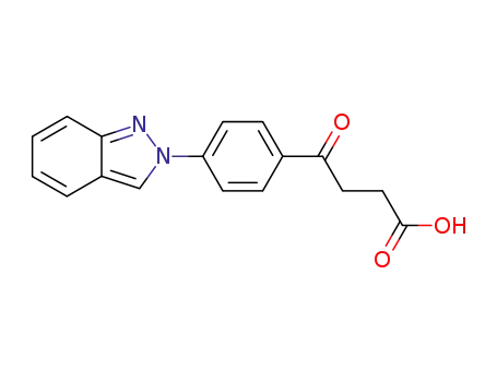 Molecular Structure of 81265-59-0 (4-(2H-Indazol-2-yl)-gamma-oxobenzenebutanoic acid)