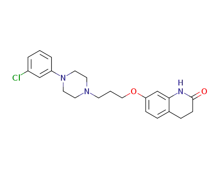 Molecular Structure of 72722-66-8 (7-{3-[4-(3-chlorophenyl)-1-piperazinyl]propoxy}-3,4-dihydrocarbostyril)