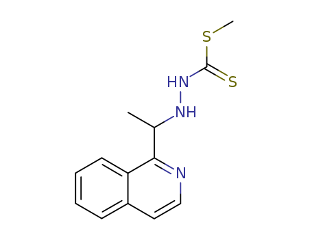 N-(1-isoquinolin-1-ylethyl)-1-methylsulfanyl-methanethiohydrazide cas  87555-66-6