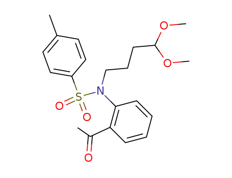 Benzenesulfonamide,
N-(2-acetylphenyl)-N-(4,4-dimethoxybutyl)-4-methyl-