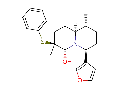7α-phenylthiodeoxynupharidin-6-ol