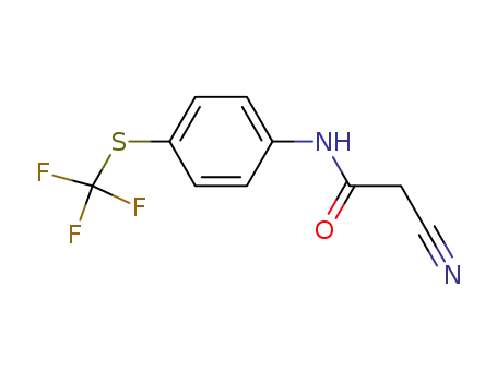 2-Cyano-N-(4-trifluoromethylsulfanyl-phenyl)-acetamide