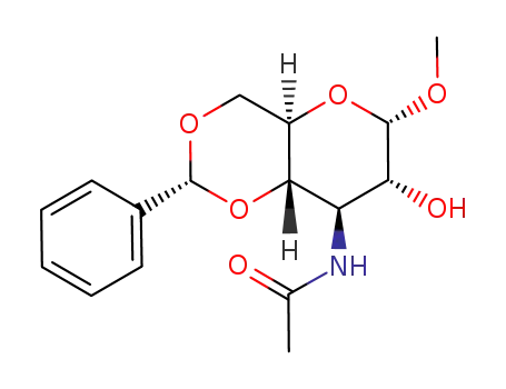 methyl 3-acetylamino-4,6-O-benzylidene-3-deoxy-α-D-glucoside