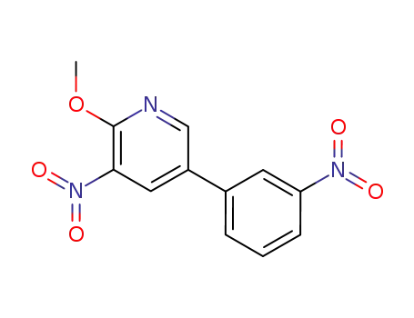 2-methoxy-3-nitro-5-(3-nitrophenyl)pyridine