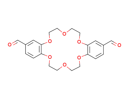 Molecular Structure of 90265-03-5 (6,7,9,10,17,18,20,21-octahydrodibenzo[b,k][1,4,7,10,13,16]hexaoxacyclooctadecin-2,14-dicarbaldehyde)