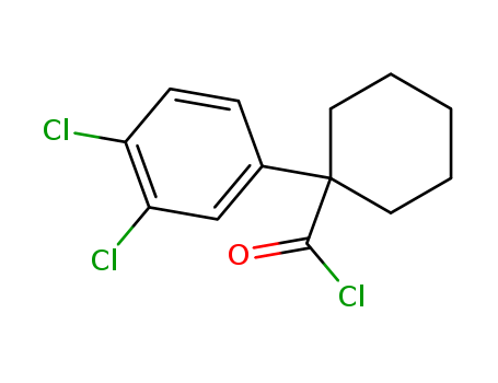 1-(3,4-dichlorophenyl)cyclohexanecarbonyl chloride