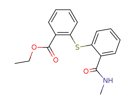 Ethyl 2-{[2-(methylcarbamoyl)phenyl]sulfanyl}benzoate