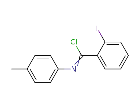 2-iodo-<i>N</i>-<i>p</i>-tolyl-benzimidoyl chloride