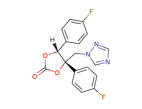 (4S,5R)-4,5-BIS(4-FLUOROPHENYL)-4-(1H-1,2,4-TRIAZOL-1-YLMETHYL)-1,3-DIOXOLAN-2-ONE