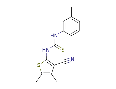 1-(3-Cyano-4,5-dimethyl-thiophen-2-yl)-3-m-tolyl-thiourea