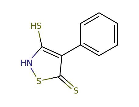 3-mercapto-4-phenyl-3-isothiazoline-5-thione