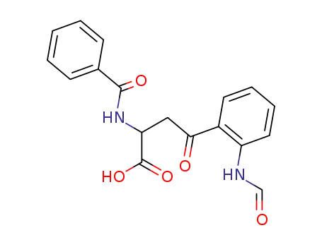 2-Benzoylamino-4-(2-formylamino-phenyl)-4-oxo-butyric acid
