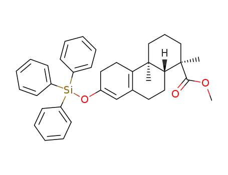 (1R,4aS,10aR)-1,4a-Dimethyl-7-triphenylsilanyloxy-1,2,3,4,4a,5,6,9,10,10a-decahydro-phenanthrene-1-carboxylic acid methyl ester