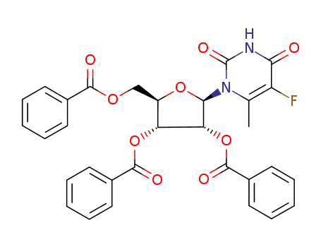 Uridine, 5-fluoro-6-methyl-, 2',3',5'-tribenzoate