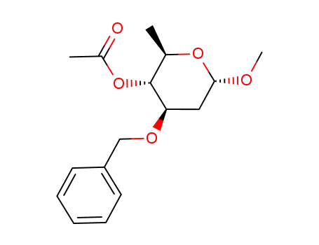 Methyl 4-O-Acetyl-3-O-benzyl-2,6-dideoxy-α-D-arabino-hexopyranoside