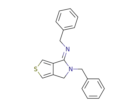 Molecular Structure of 119540-97-5 (N-benzyl-4-benzylimino-5,6-dihydro-4H-thieno<3,4-c>pyrrole)