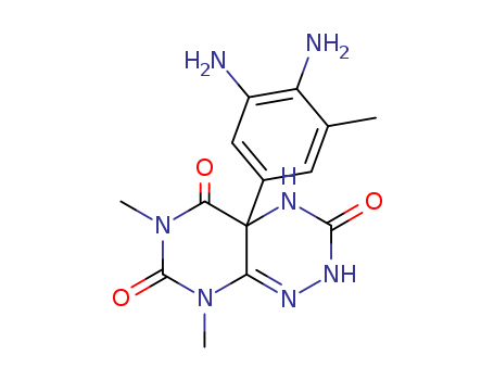 Pyrimido[5,4-e]-1,2,4-triazine-3,5,7(6H)-trione,4a-(3,4-diamino-5-methylphenyl)-2,4,4a,8-tetrahydro-6,8-dimethyl-
