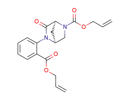 2,5-Diazabicyclo[2.2.1]heptane-2-carboxylic acid,
6-oxo-5-[2-[(2-propenyloxy)carbonyl]phenyl]-, 2-propenyl ester, (1S)-