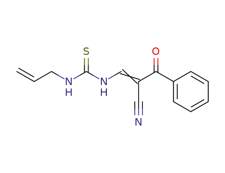 1-Allyl-3-((E)-2-cyano-3-oxo-3-phenyl-propenyl)-thiourea
